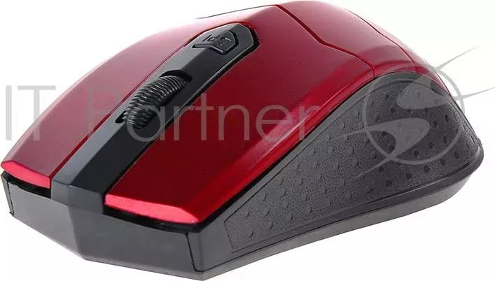 Беспроводная мышь CROWN CMM-934W red (4 кнопки; 1200DPI; Нано ресивер,2.4ГГц; пластик, питание ААА*2шт (в комплекте) ,Plug & Play) CROWN (4 &