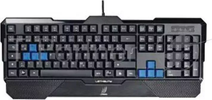 Клавиатура HAMA uRage Lethality черный USB Gamer (подставка запястий)