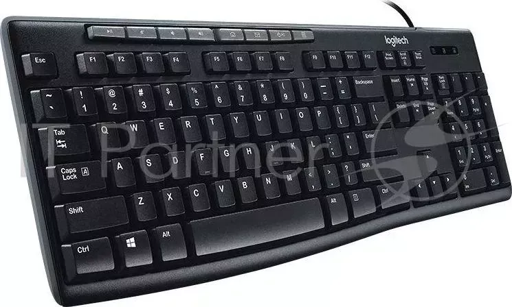 Клавиатура (920-008814) LOGITECH Keyboard K200 For Business Black USB