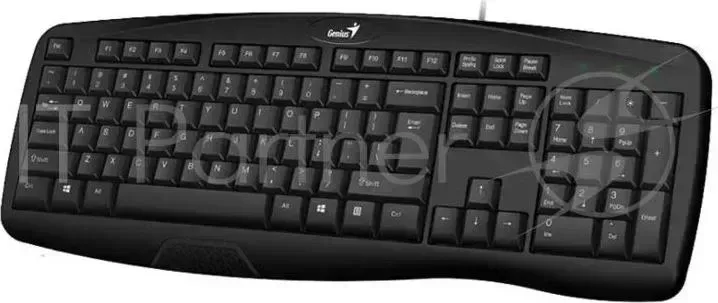 Клавиатура GENIUS KB 128 Standard Keyboard, black, USB, RU 31300001402