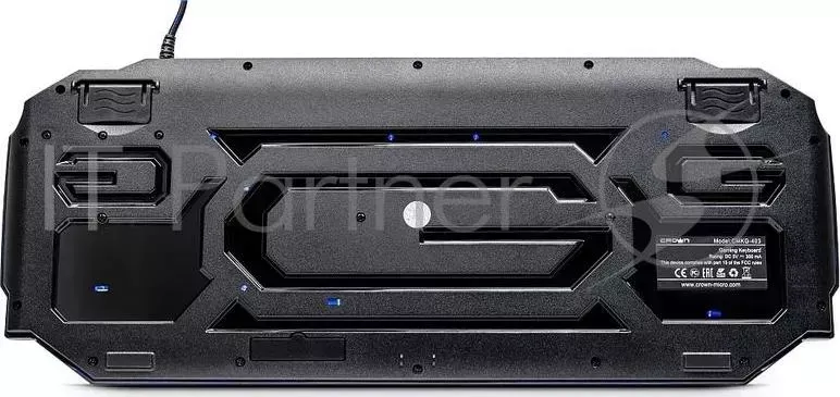 Клавиатура CROWN CMKG-403 (игровая, 115 клавиш, 10 мультимедийных клавиш, 7 цветов подсветки, кабель: 1.8м,) CROWN 10 7