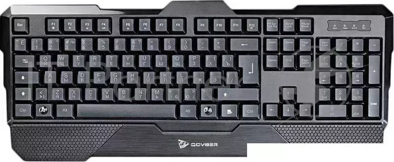 Клавиатура игровая QCYBER TEHNIC (QC-03-005DV01), подстветка клавиш: 3 цвета, anti-ghosting, водонепроницаемый корпус, USB2.0 Qcyber 3