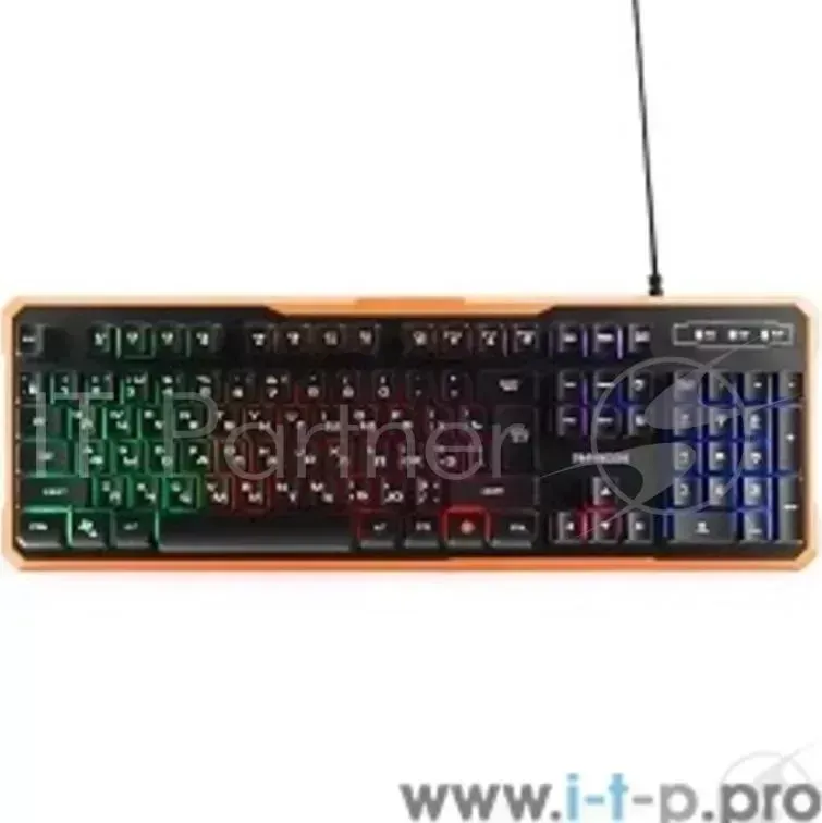 Клавиатура игровая GK-320G черный USB, подсветка, код "Survarium", антифантомные клавиш ГАРНИЗОН Клавиатуры, мыши