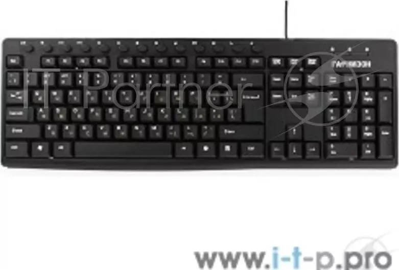 Клавиатура ГАРНИЗОН GKM 125, USB, черный, 13 доп. клавиш
