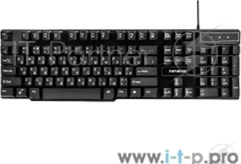 Клавиатура игровая ГАРНИЗОН GK 200G, USB, черный, антифантомные и механизированные клавиши, 12 дополнительных функций