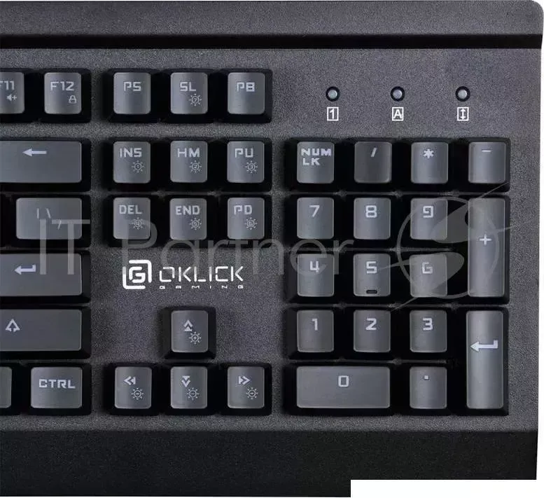 Клавиатура OKLICK 920G IRON EDGE механическая черный USB Gamer LED