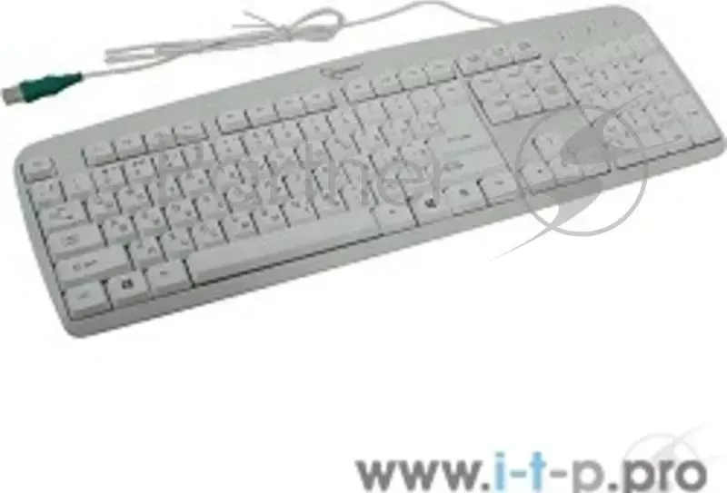 Клавиатура GEMBIRD KB 8350U, USB, бежевая, лазерная гравировка символов