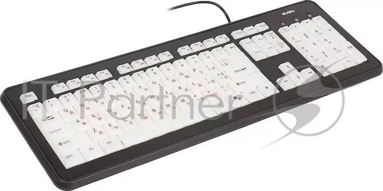 Клавиатура SVEN KB-C7300EL, с подсветкой, 104 клавиш, USB SVEN с