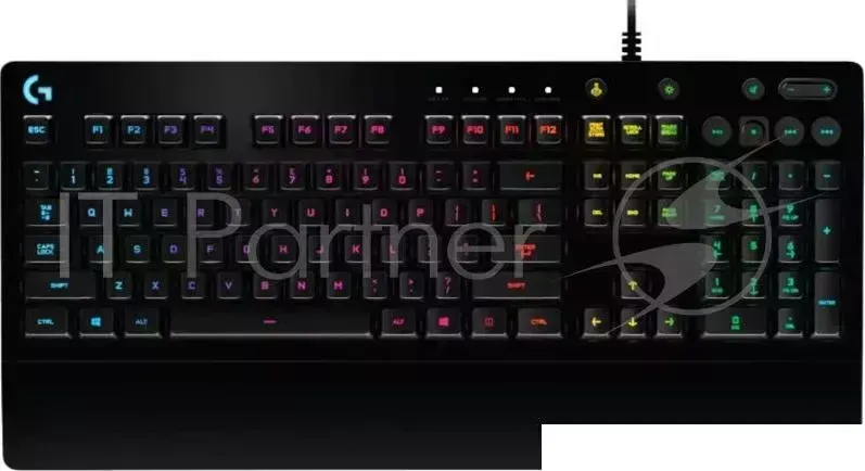 Клавиатура LOGITECH G213 Prodigy черный USB 2.0 Multimedia Gamer подставка для запястий
