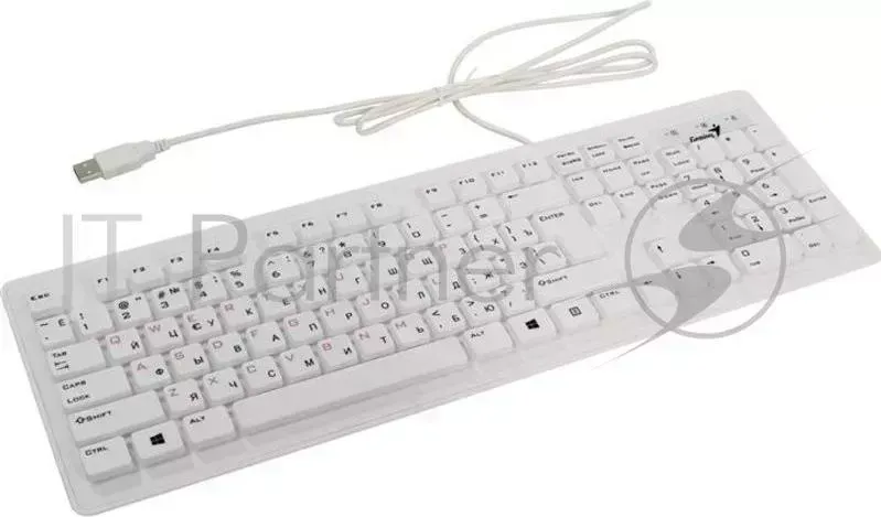 Клавиатура GENIUS SlimStar 130 / USB / Wired / White