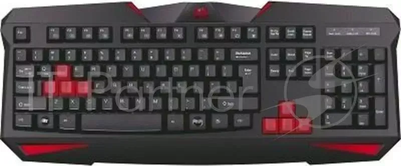 Клавиатура DEFENDER Redragon Проводная игровая клавиатура Xenica RU,черный,начального уровня 70450