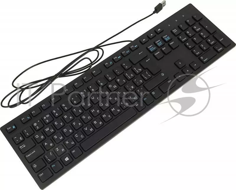 Клавиатура DELL KB216 черный USB Multimedia