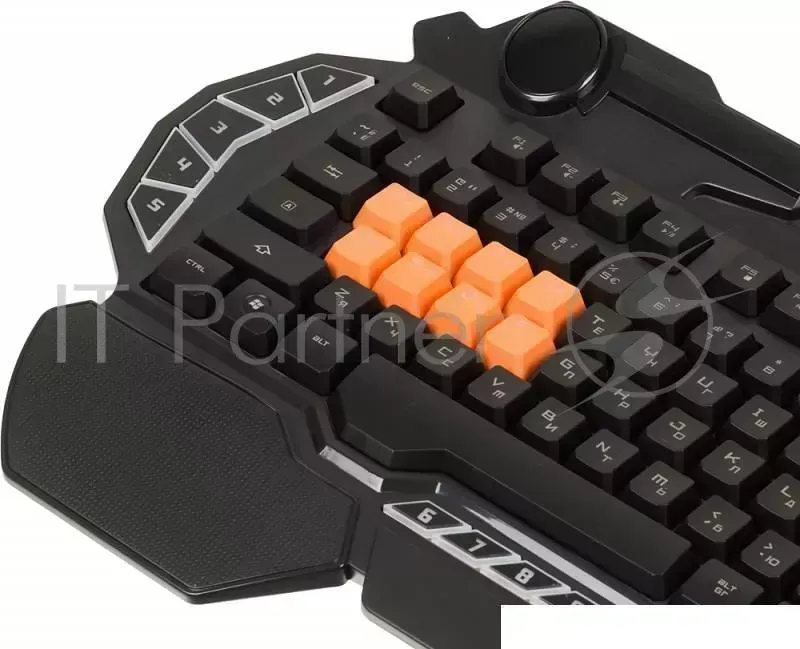 Клавиатура Keyboard A4TECH Bloody B318 Black USB Multimedia Gamer подставка для запястий