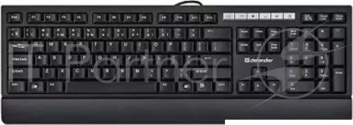 Клавиатура DEFENDER ММ Episode SM-950 RU черный DEFENDER Проводная SM 950 RU,черный,полноразмерная