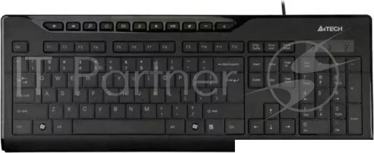 Клавиатура A4 KD-800 черный USB slim Multimedia A4TECH A4