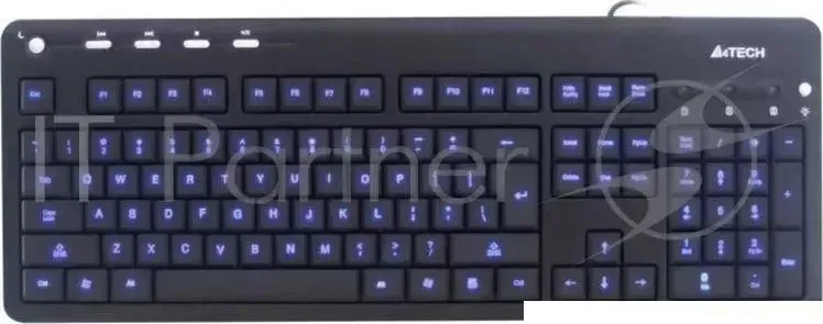 Клавиатура Keyboard A4TECH KD 126 2 USB Черный белая подсветка
