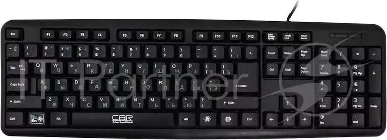Клавиатура CBR KB 107, 107 кл., офисн., USB,