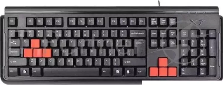 Клавиатура A4 X7-G300 черный USB Gamer A4TECH A4 G300 Can Be Washed Gaming