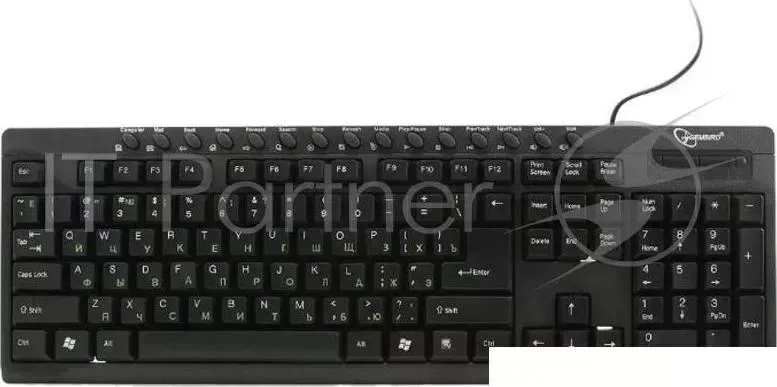 Клавиатура Keyboard GEMBIRD KB 8300UM BL R USB черная