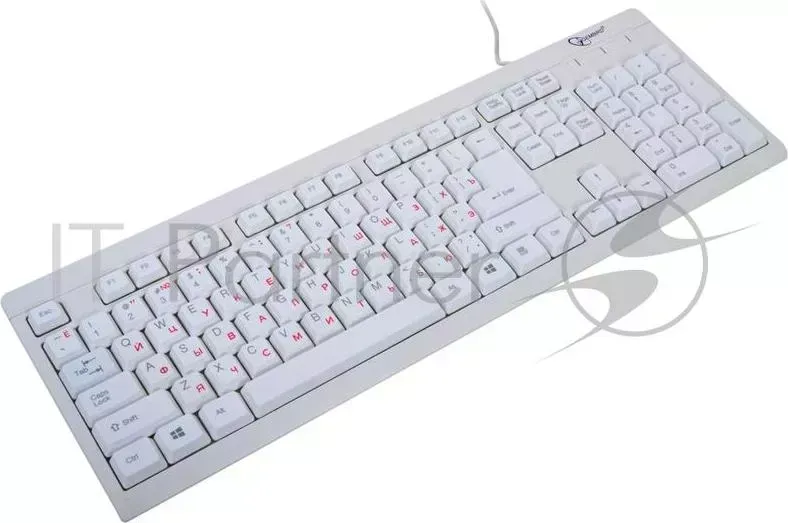 Клавиатура Keyboard GEMBIRD KB 8300U R USB белая