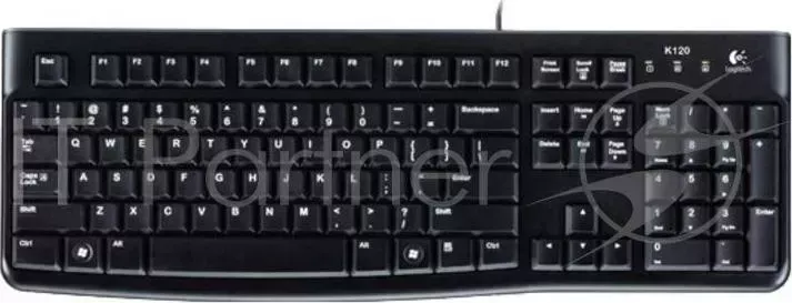 Клавиатура LOGITECH K120 EER черный USB