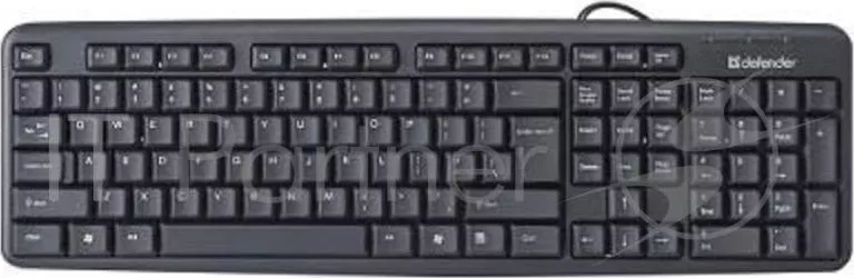 Клавиатура DEFENDER Element HB-520 USB B Черный 45522 DEFENDER HB 520 B 104 3кн. управление