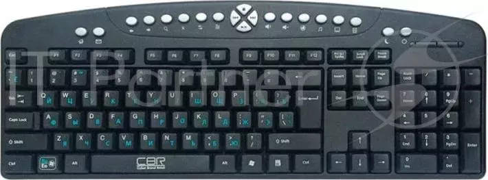 Клавиатура CBR KB 340GM USB, 103+21 доп. кл.,