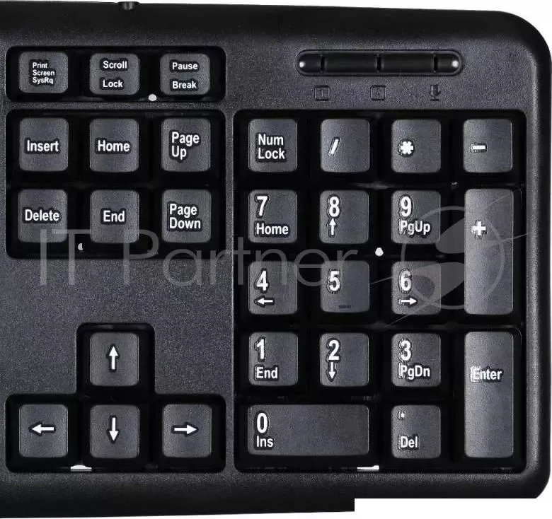 Клавиатура OKLICK 180M черный USB
