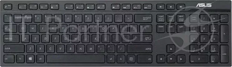 Клавиатура + мышь Asus W2500 клав:черный мышь:черный USB беспроводная slim Multimedia ASUS + :черный бес