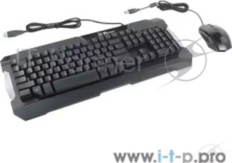 Клавиатура + мышь Tt eSPORTS Commander Combo Multi backlit (Black) [KB-CCM-PLBLRU-01] Tt eSports + Tt