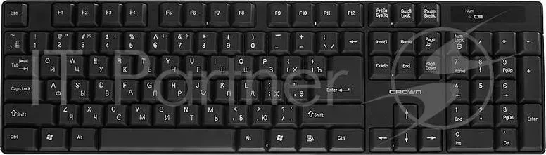 Клавиатура + мышь CROWN CMMK-954W CM000001541 Беспроводной CROWN Клавиатуры, Манипуляторы CMMK 954W набор и