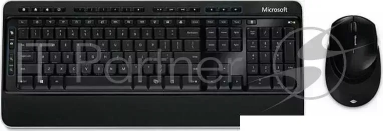 Клавиатура + мышь MICROSOFT Comfort 3050 клав:черный :черный USB бес Multimedia