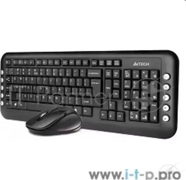 Клавиатура + мышь A4TECH 7200N 2.4G X Far Wireless V Track Desktop USB ,черный