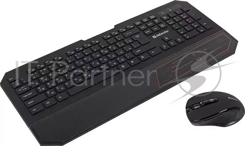 Клавиатура DEFENDER Berkeley C-925 Nano B Черный 45925 {Кл:104+12 М:6кн, 800/1200/1600} DEFENDER Мышь C 925 , B Черн Кл:104 12