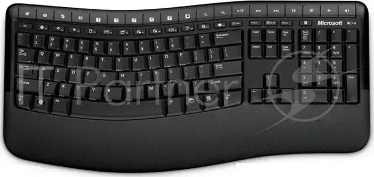 Клавиатура + мышь MICROSOFT + Comfort 5050 клав:черный :черный USB бес Multimedia