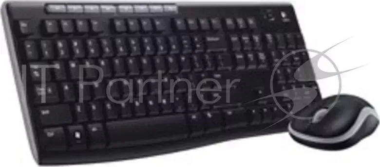 Клавиатура + мышь LOGITECH MK270 клав:черный :черный USB бес Multimedia