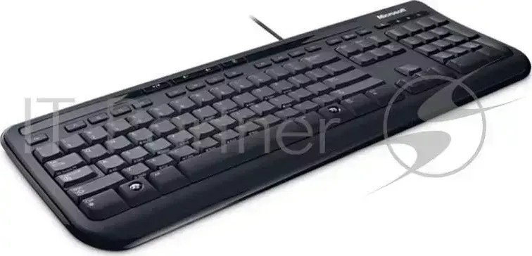 Клавиатура + мышь MICROSOFT Wired 600 клав:черный :черный USB проводной Multimedia.