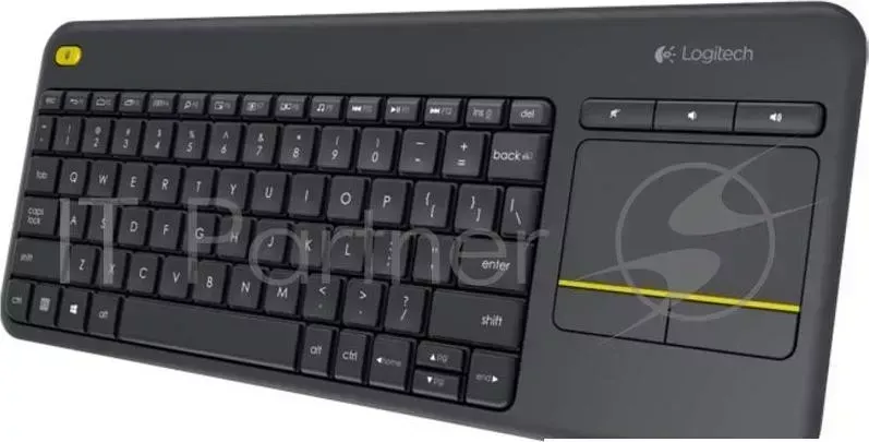 Клавиатура 920-007147 LOGITECH Keyboard K400 Wireless Touch Plus USB RTL