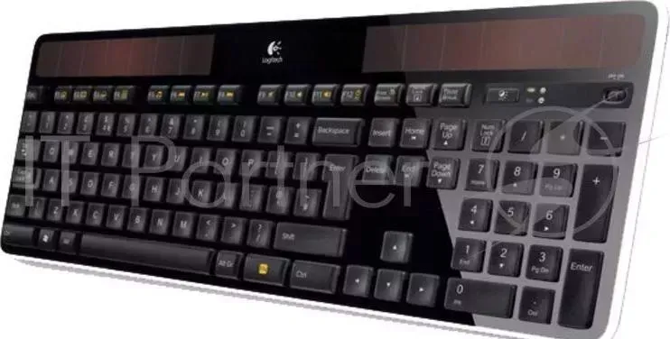 Клавиатура 920-002938 LOGITECH Keyboard K750 black wireless solar