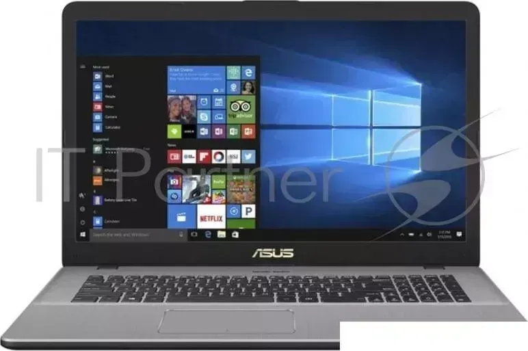 Ноутбук ASUS VivoBook Pro 17 N705UD GC072T 90NB0GA1 M02140 Grey 17.3" FHD i7 8550U/8Gb/1Tb/GTX1050 2Gb/W10