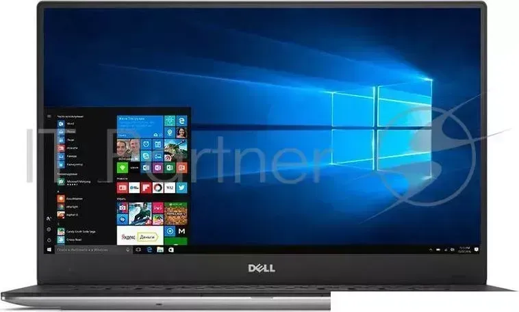 Ноутбук DELL XPS 13 Core i7 7Y75/16Gb/SSD512Gb/Intel HD Graphics 615/13.3"/IPS/QHD 3200x1800 /Windows 10 Professional Single Language 64/black/WiFi/BT/Cam