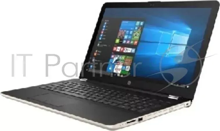 Ноутбук Hewlett-Packard HP15-bs612ur 15.6"(1920x1080)/Intel Core i3 6006U(2Ghz)/4096Mb/1000Gb/DVDrw/Ext:Radeon 520 2GB(2048Mb)/Cam/BT/WiFi/41WHr/war 1y/2.1kg/Silk Gol