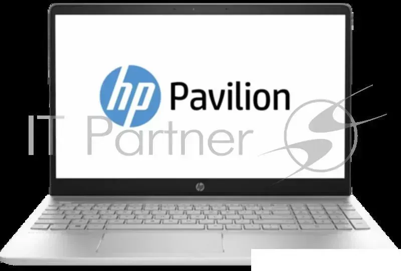 Ноутбук Hewlett-Packard HP Pavilion 15-ck008ur Core i7 8550U/8Gb/1Tb/SSD128Gb/nVidia GeForce Mx150 2Gb/15.6"/IPS/FHD (1920x1080)/Windows 10/silver/WiFi/BT/Cam