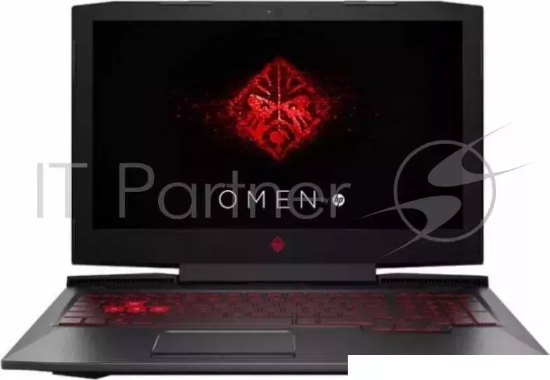 Ноутбук Hewlett-Packard HP Omen 15-ce010ur 15.6"(1920x1080 IPS)/i7 7700HQ(2.8Ghz)/8192Mb/1000+128SSDGb/noDVD/GeForce GTX1050Ti(4096Mb)/Shadow Black/W10