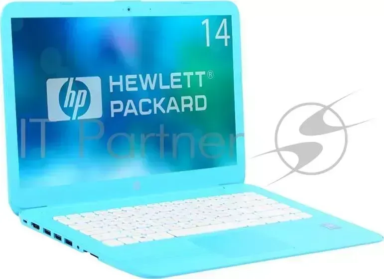 Ноутбук Hewlett-Packard HP Stream 14 ax011ur Celeron N3060/2Gb/SSD32Gb/Intel HD Graphics/14"/HD 1366x768 /Windows 10 64/blue/WiFi/BT/Cam
