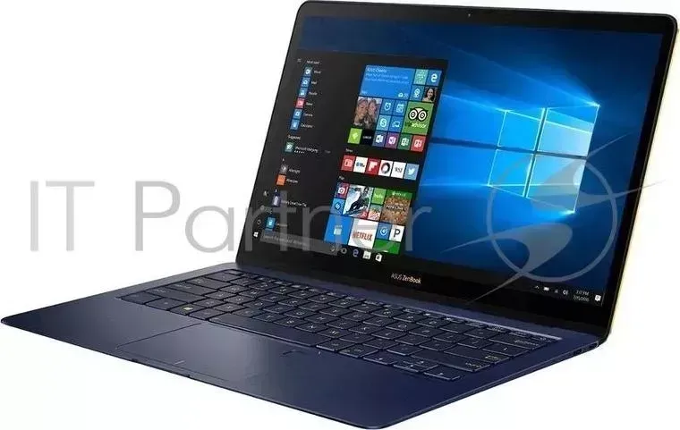 Ноутбук ASUS UX3490UAR 14"FHD, Intel Core i5 8250U, 8Gb, SSD 512Gb, no ODD, FPR, Win10, синий, чехол минидок