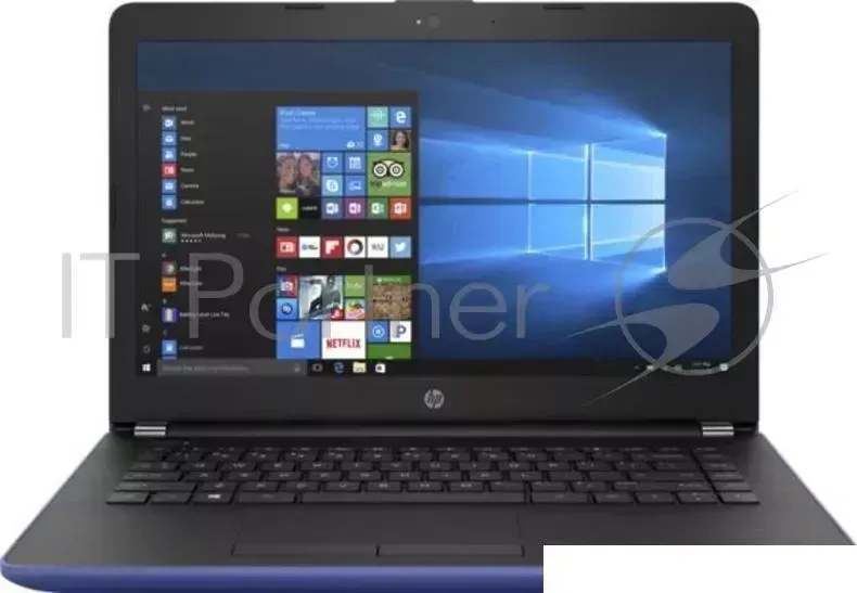 Ноутбук Hewlett-Packard HP 14-bs014ur Pentium N3710/4Gb/500Gb/Intel HD Graphics/14"/HD (1366x768)/Windows 10/lt.blue/WiFi/BT/Cam/2670mAh