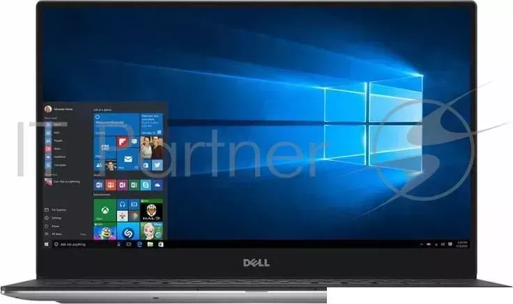 Ноутбук DELL XPS 13 Core i5 7Y54/8Gb/SSD256Gb/Intel HD Graphics 615/13.3"/IPS/Touch/QHD 2560x1440 /Windows 10 Home/silver/WiFi/BT/Cam
