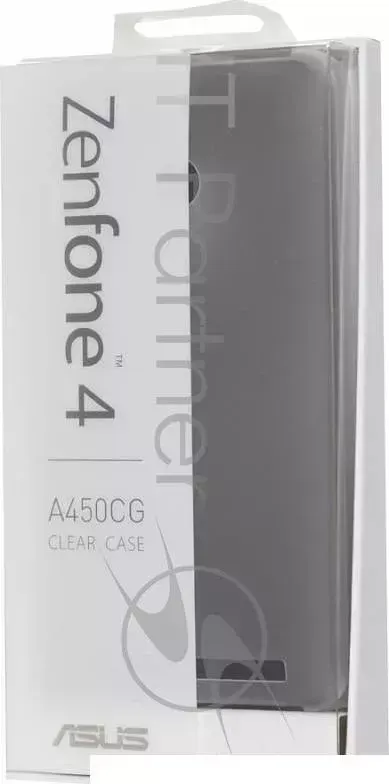 Чехол (клип-кейс) Asus для Asus ZenFone 4 A450 Clear Case прозрачный (90XB00RA-BSL1P0) ASUS Zenphone CG PF 01 прозрачно белый PF 01 CLEAR CASE/A450/TP/4.5/10 90XB00RA BSL1P0