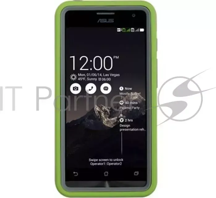 Чехол Asus для Zenphone A500 PF-08 зеленый PF-08 RUGGED CASE/A500CG_A500KL/GN/5/10 (90XB024A-BSL010)